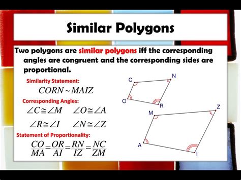 7 Examples of Two Similar Polygons